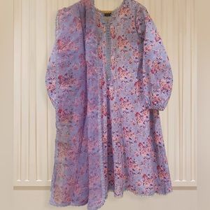 THREE PIECE PREMIUM DIGITAL PRINTED PIMA CAMBRIC COTTON